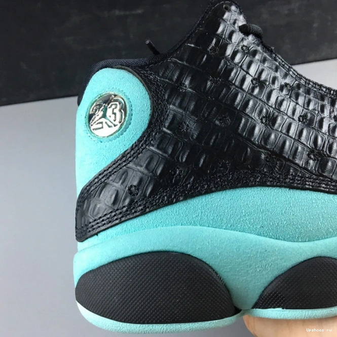 BLACK GREEN ISLAND RETRO 13 AIR 414571-030 JORDAN 0805